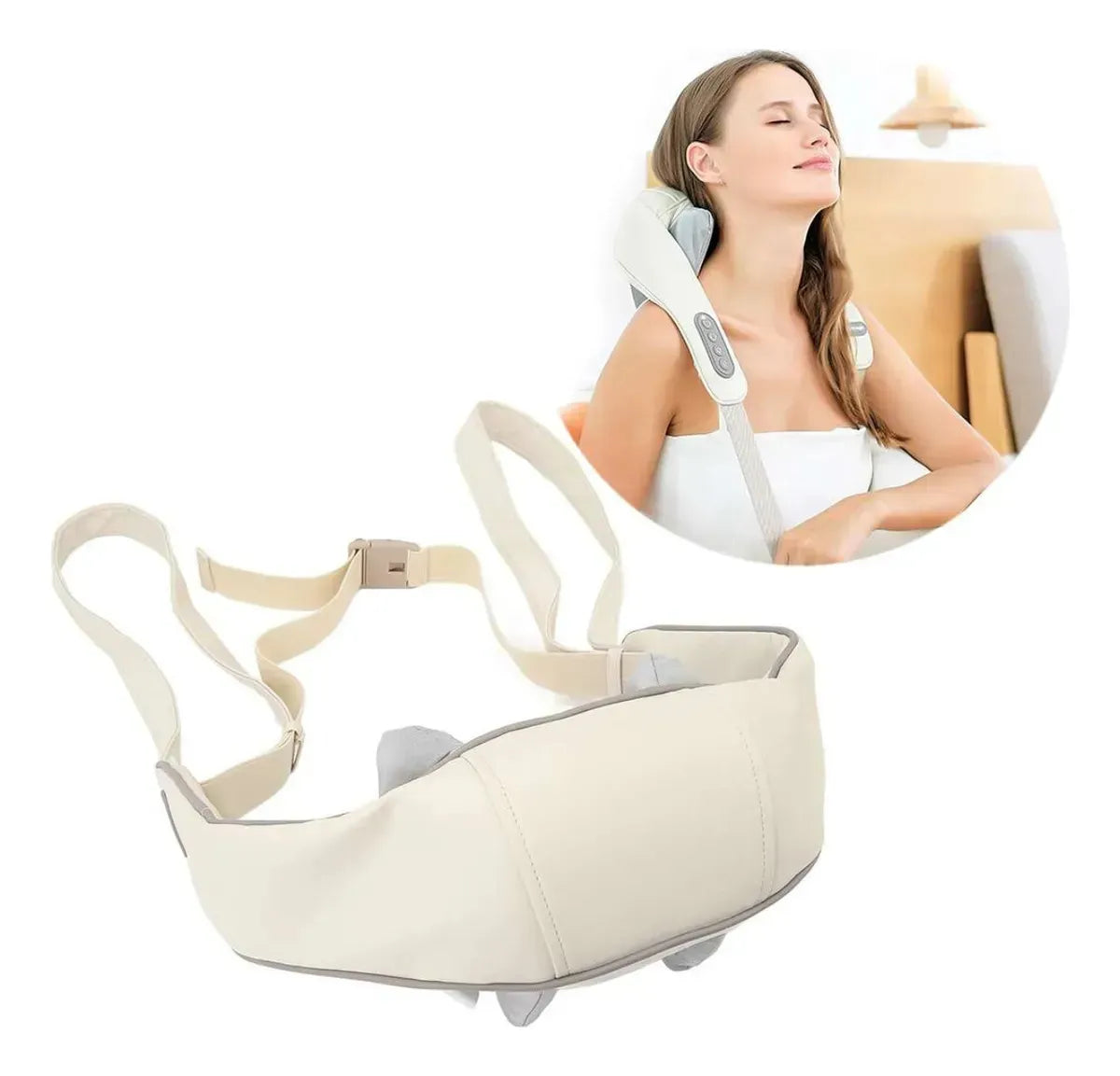 Masajeador Cuello Espalda Cervical Hombros Eléctrico Portáti