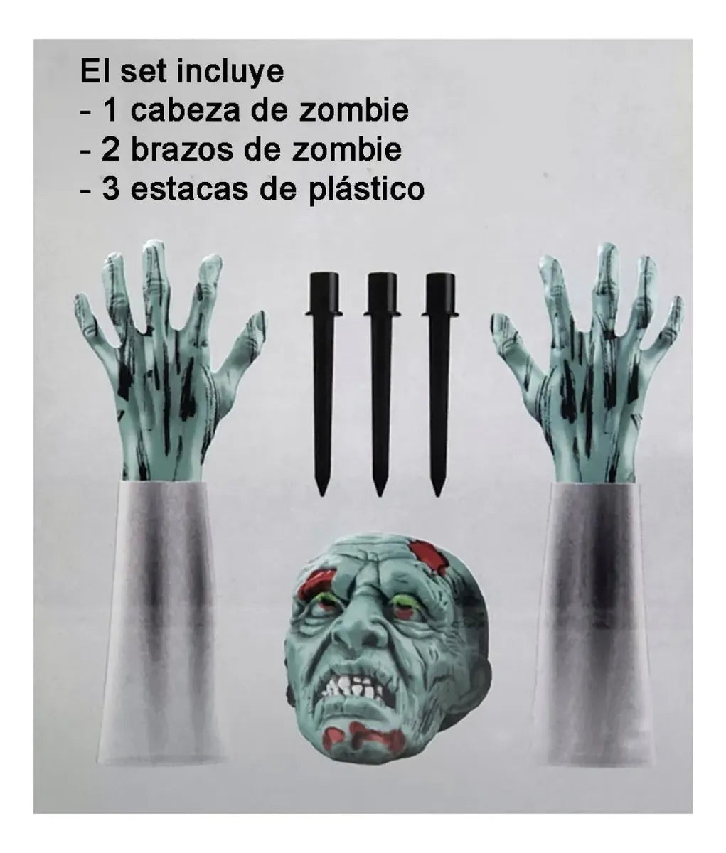 Zombie Halloween Decoracion Fiesta