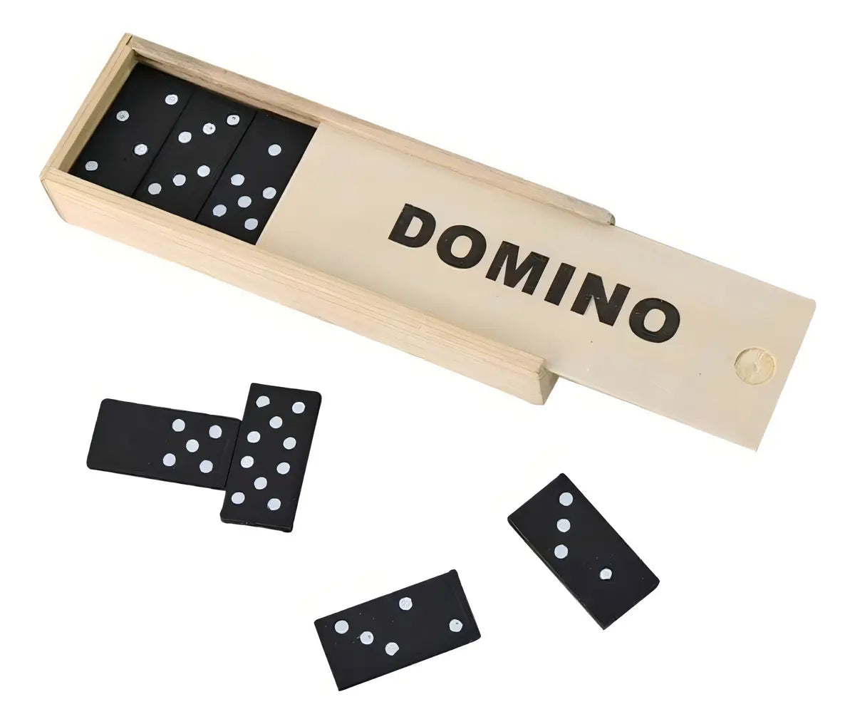 Juego Black Wooden Domino - Quanhe