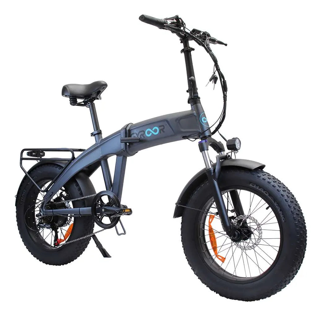 Bicicleta Eléctrica Plegable Rodado 20 Eb033 Gris