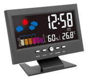 Reloj Digital Despertador Lcd Escritorio Luz Temperatura