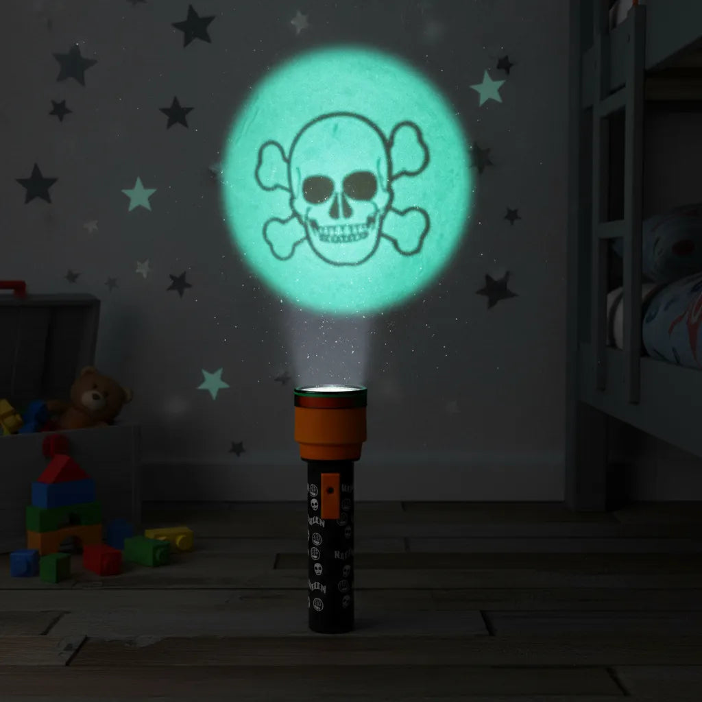 Linterna Proyector Halloween 3 Filtros