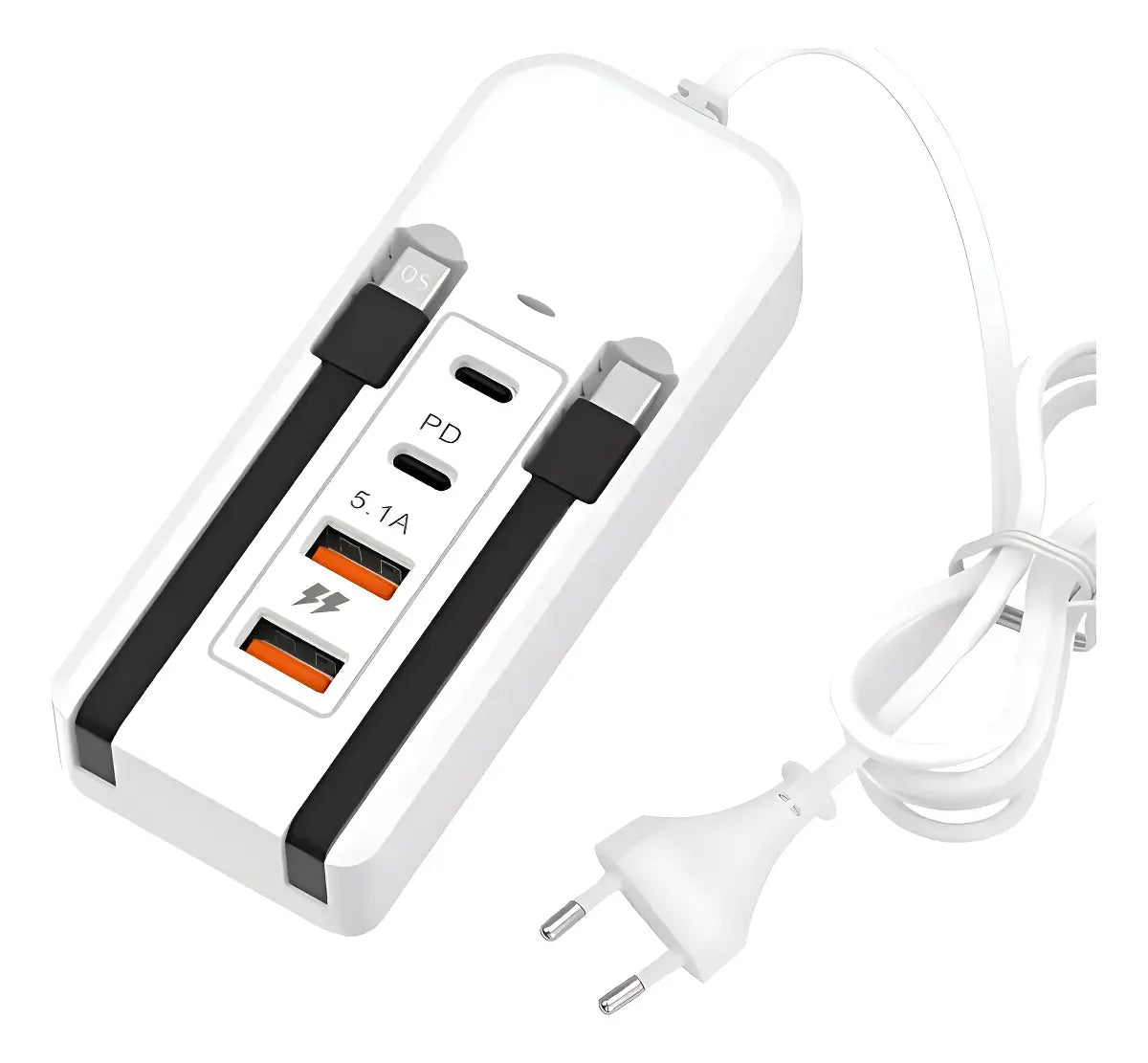 Cargador Carga Rápida 6 Puertos Usb Multicontacto