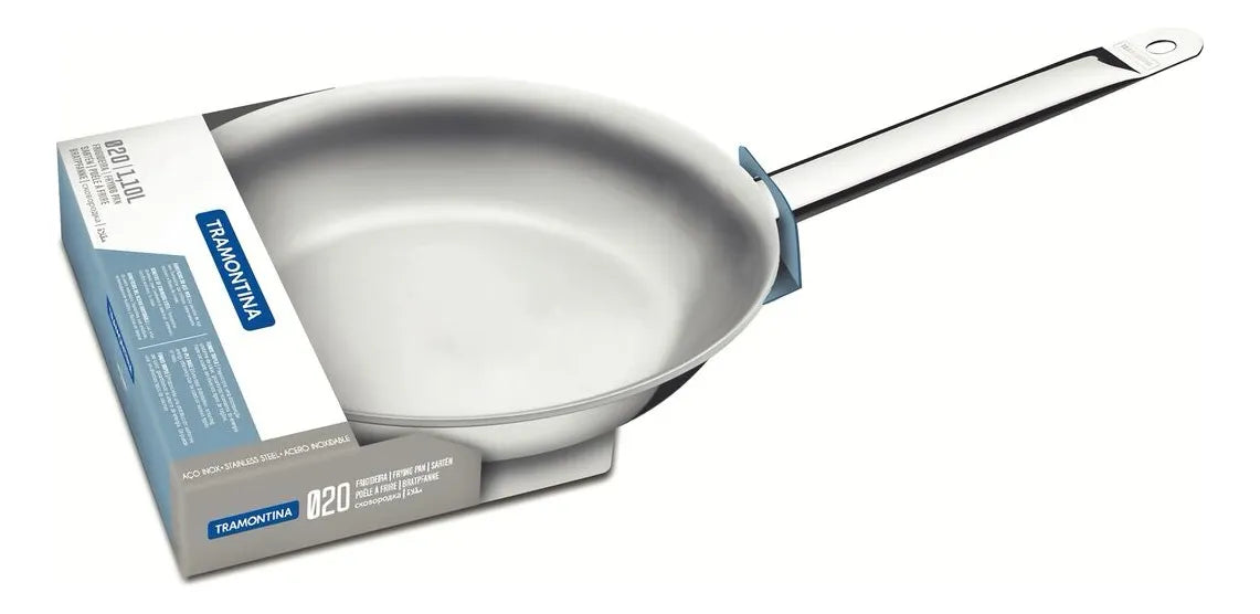 Sarten Acero Inoxidable 20cm Tramontina Profesional 62633200 Plateado