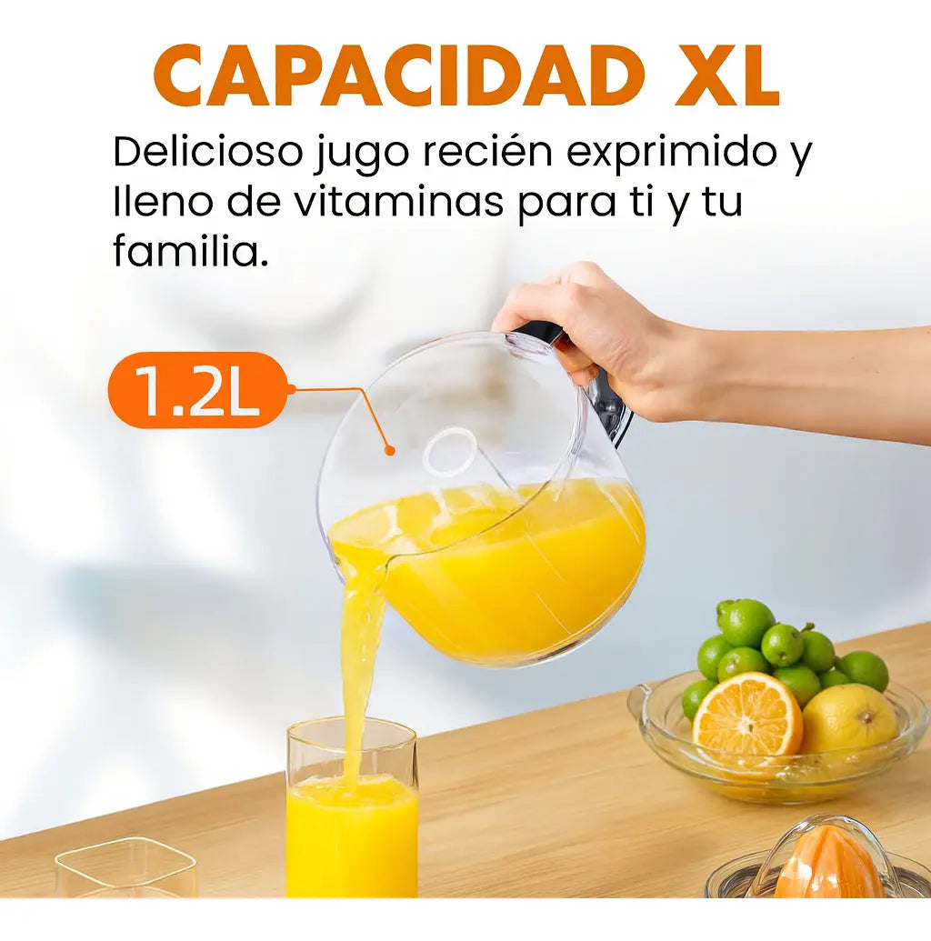Juguera Marv Exprimidor Eléctrico Negro 25w Con Jarra 1200ml