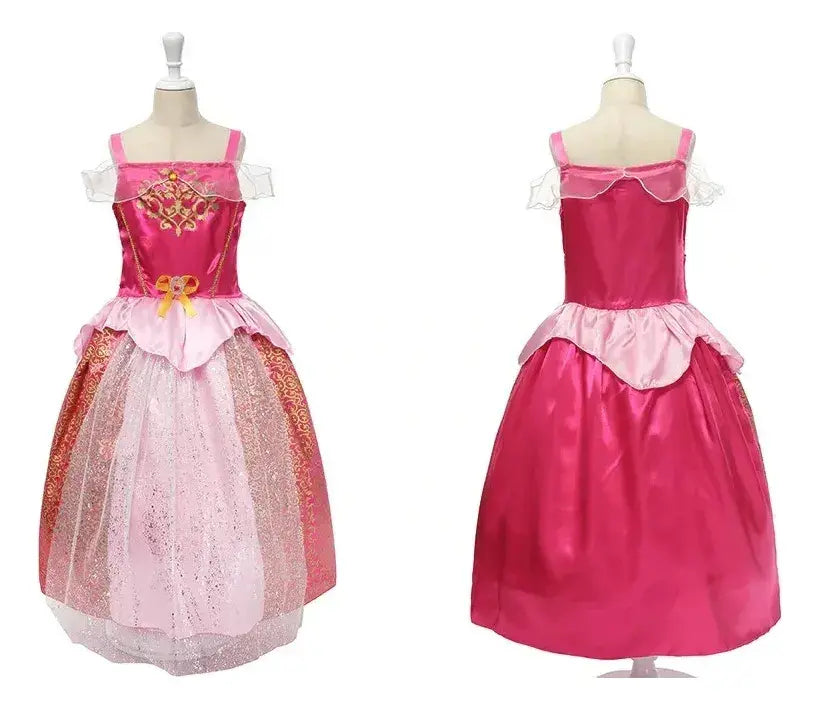 Disfraz Infantil Vestido De Princesa Halloween Fiesta Niños