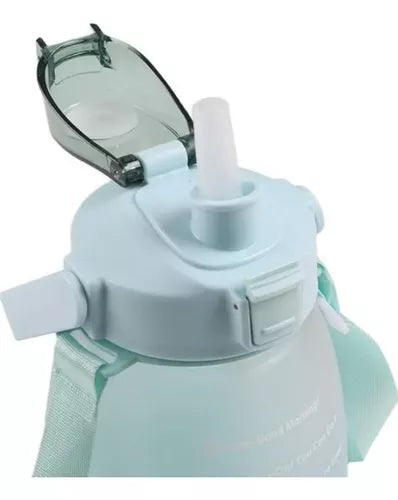 Botella de agua motivacional 1.3L