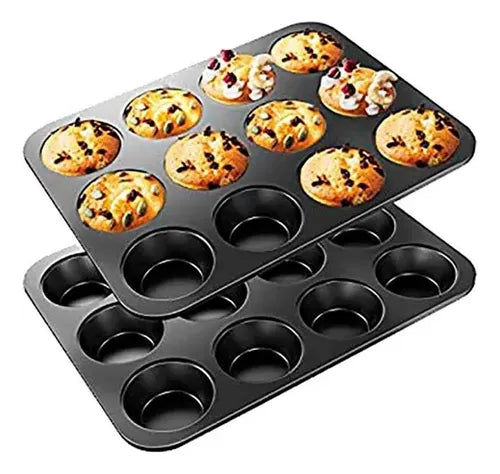 Molde Para 12 Muffins 35 X 26 Cm