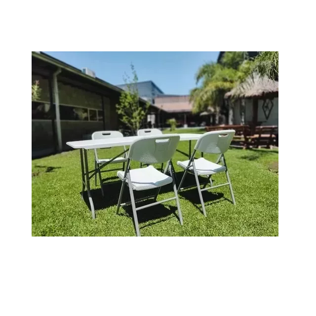 Silla plástica plegable reforzada hasta 150kg