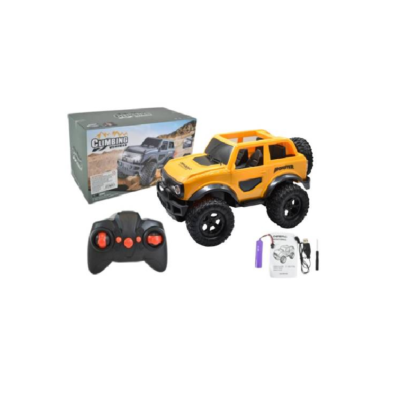 Jeep camioneta 4x4 control remoto con luces led todo terreno