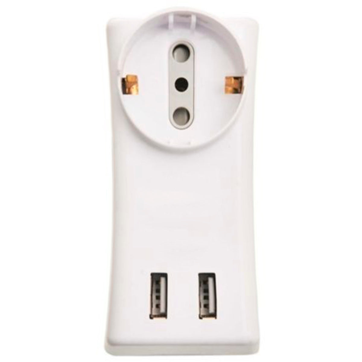 Adaptador Schk + 2tcte 3l A Ficha + 2 Usb