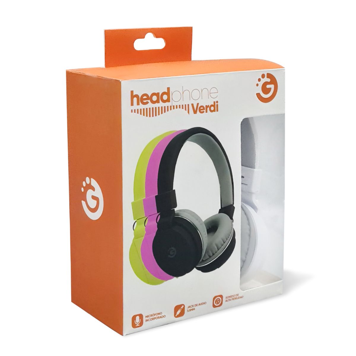 Auricular Vincha Goldtech Verdi Cableado
