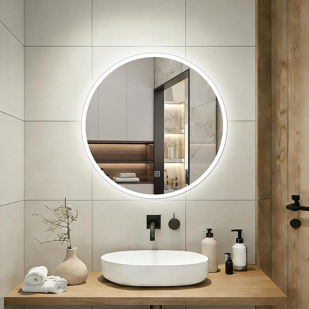 Espejo Led Inteligente Ovalado 60cm Tactiil
