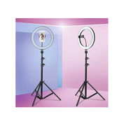 Aro de luz led flexible 2.2m 3 niveles con tripode