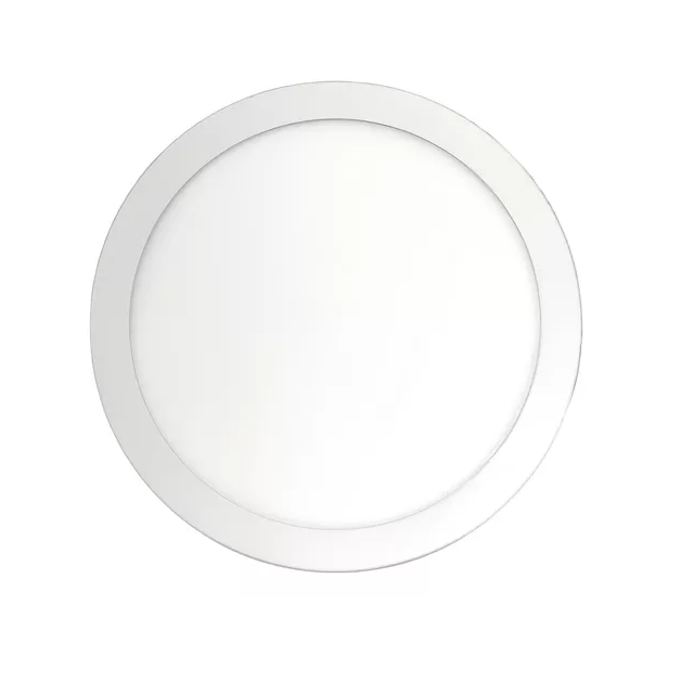 Plafon techo foco sobrepuesto panel led lampara redondo 18w luz blanca fria