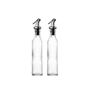 Set De Condimentaros De Vidrio X2 Unidades 200 Ml