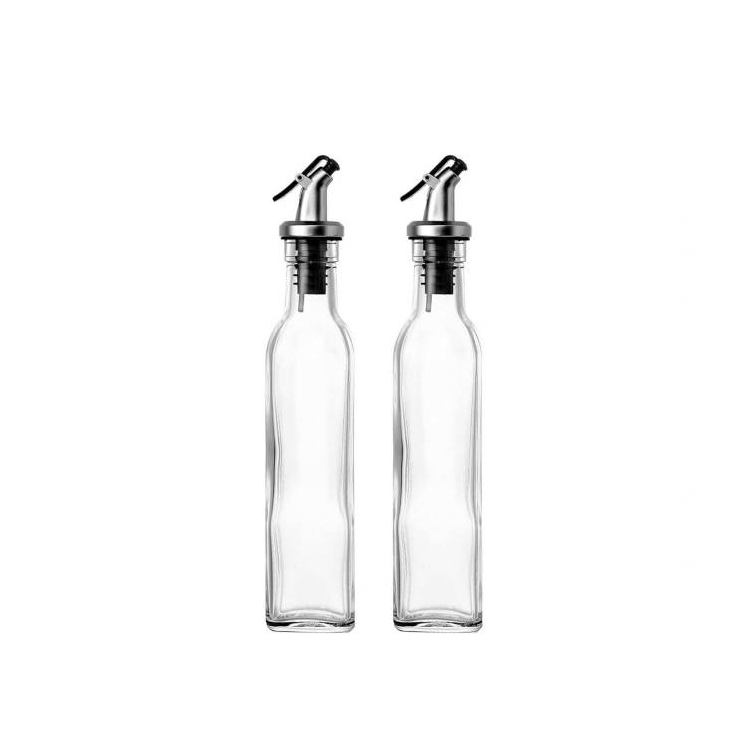 Set De Condimentaros De Vidrio X2 Unidades 200 Ml