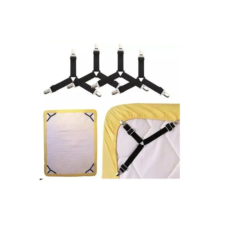 Sujetador Fijador De Sabanas Triangular Antideslizantes Gs