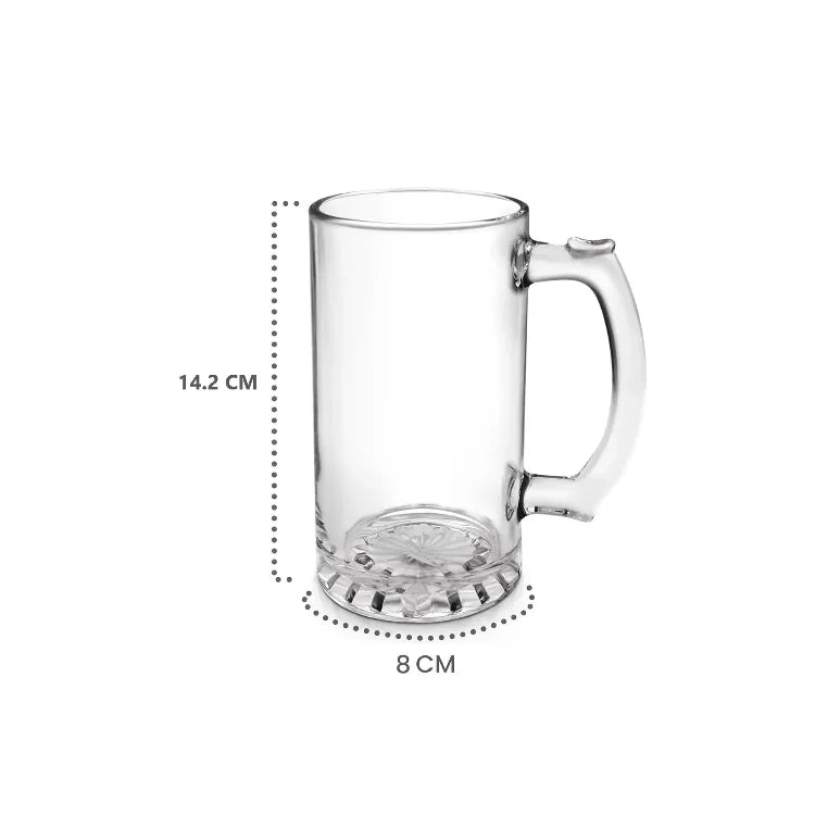 Jarra De Cerveza Vaso De Vidrio De 500ml Pack X 2 Unidades