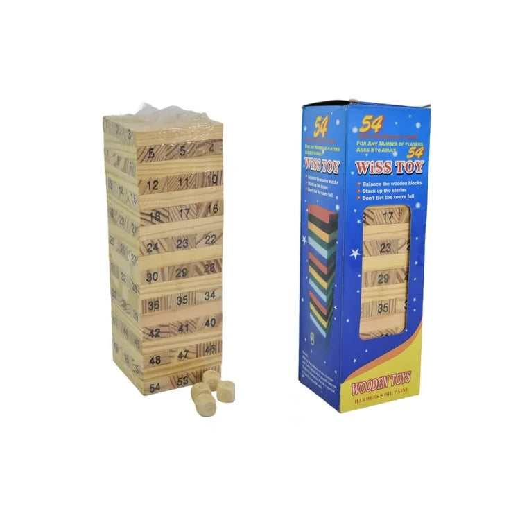 Juego de madera apilable