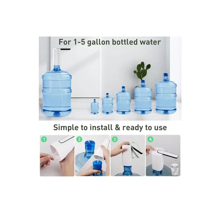 Dispensador Plegable Bomba De Agua Para Botella Usb