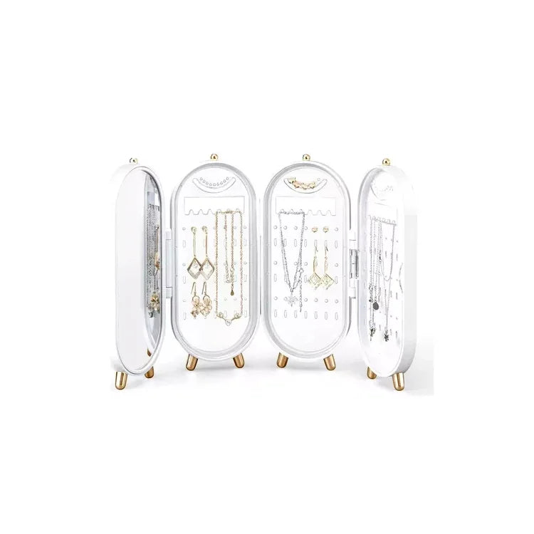 Alhajero Joyero Organizador De Joyas Accesorios Con Espejo