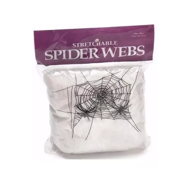 Telaraña falsa para Halloween
