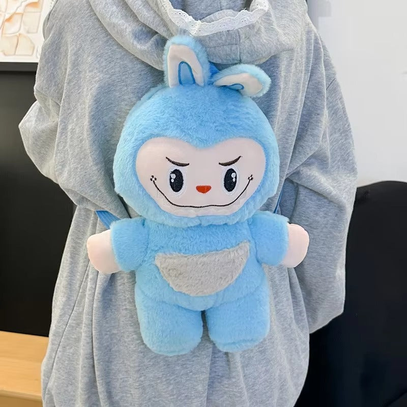 Mochila Peluche 2 en 1 Labubu