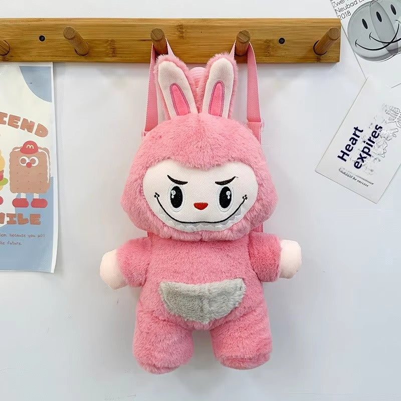 Mochila Peluche 2 en 1 Labubu