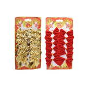 Moñas Navideñas X12 Unidades 6x5cm