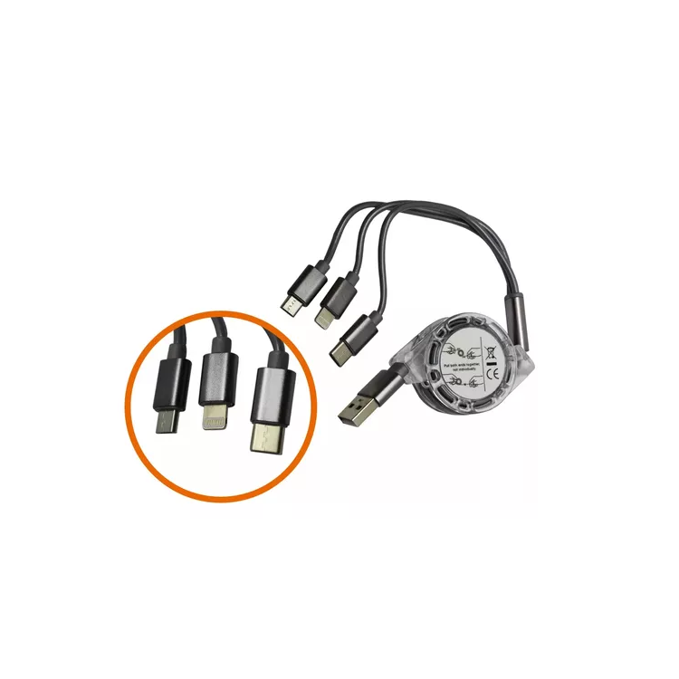 Cable 3 en 1
