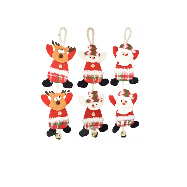 Adorno navideño colgante de fieltro