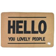 Alfombra Felpudo Antideslizante Para Entrada 58x38cm