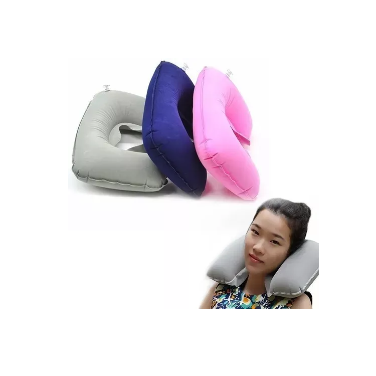 Almohada de viaje inflable