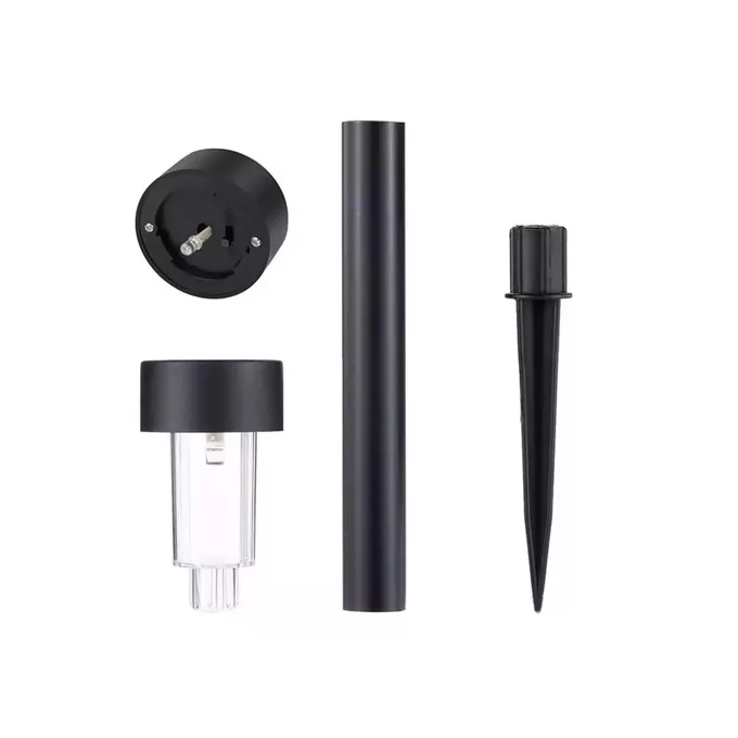 Lampara luz led recargable de jardin solar
