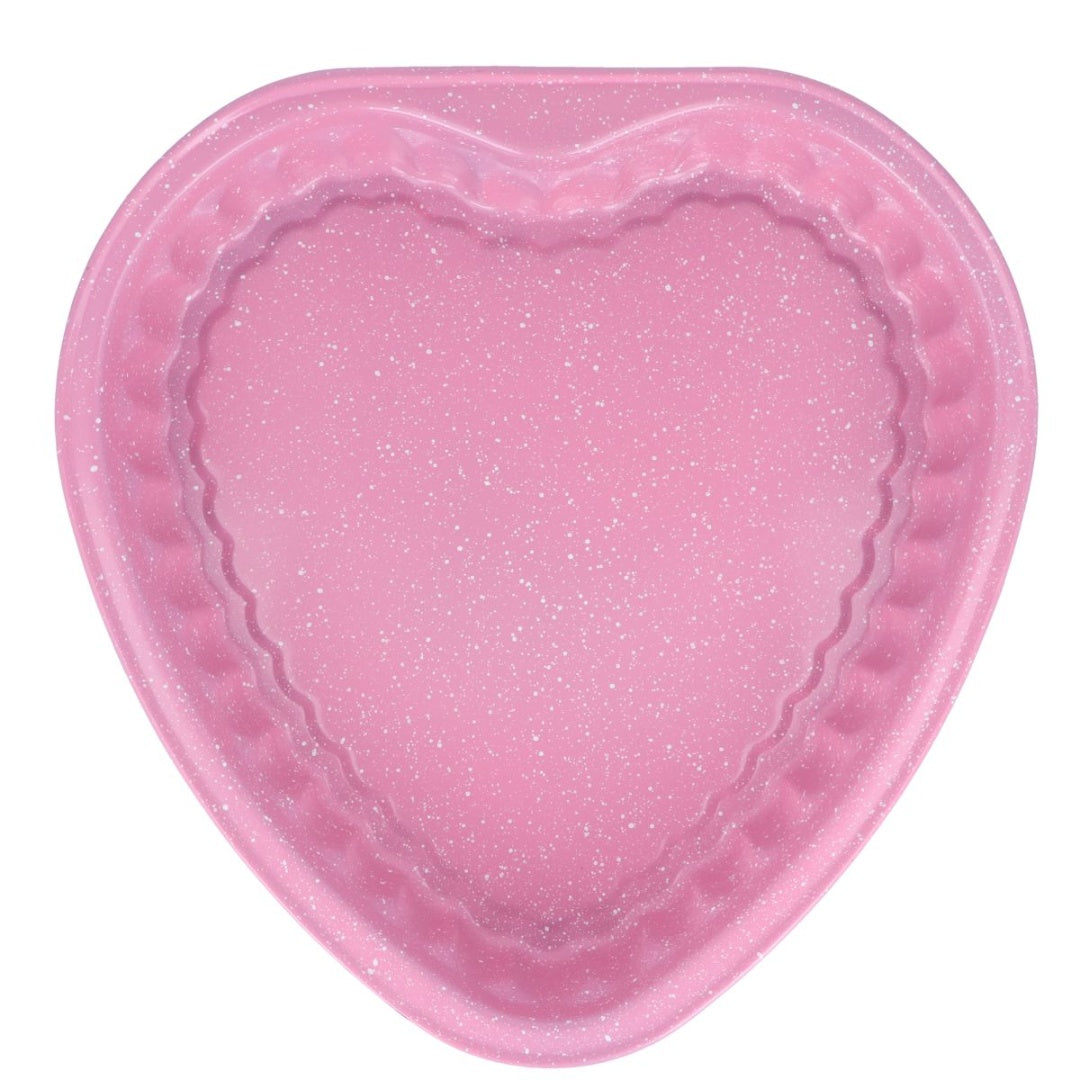 Asadera Con Forma De Corazón 27x4cm Celeste