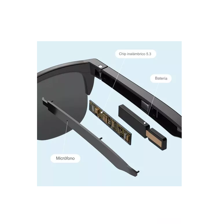 Lentes De Sol Bluetooth Con Parlante Y Manos Libres F-08