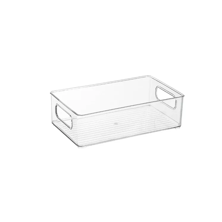 Caja Organizadora Cesta De Acrílico Multiuso Cristal 25 Cm
