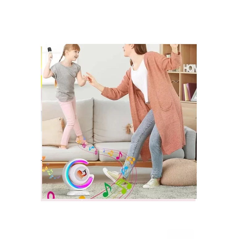 Parlante Bluetooth Karaoke Micrófono Rgb G Inalambrico