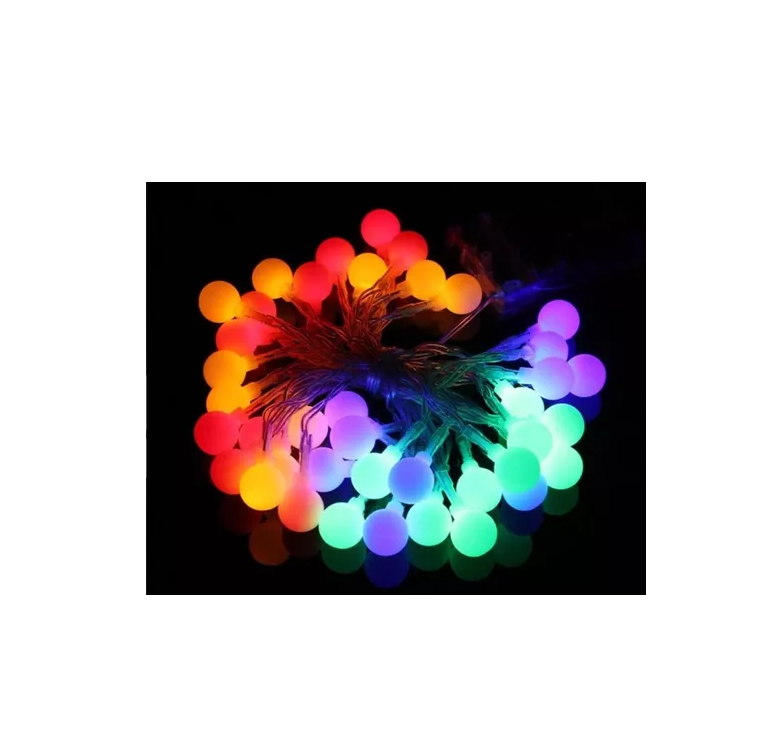 Guirnalda de luces en bolitas multicolor 4.5