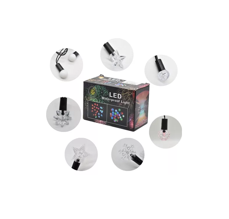 Luz led de navidad multicolor 4.5m