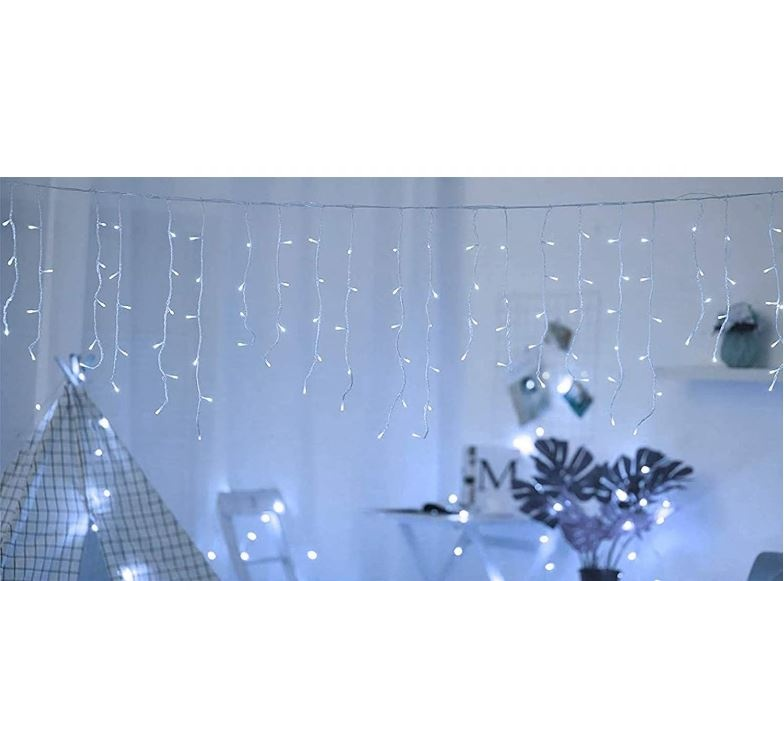 Cortina de luces color frio 2.5m
