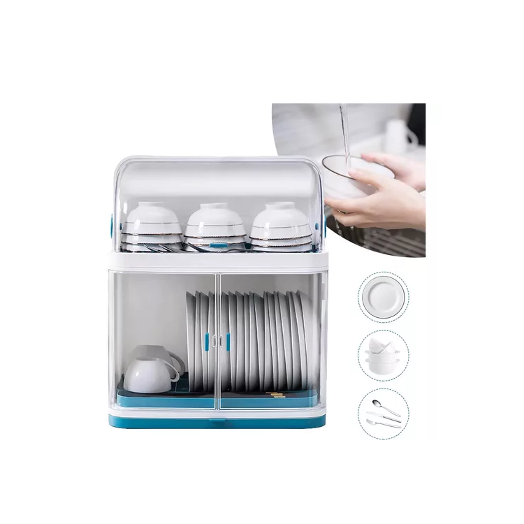 Estante escurridor de plástico 2 niveles