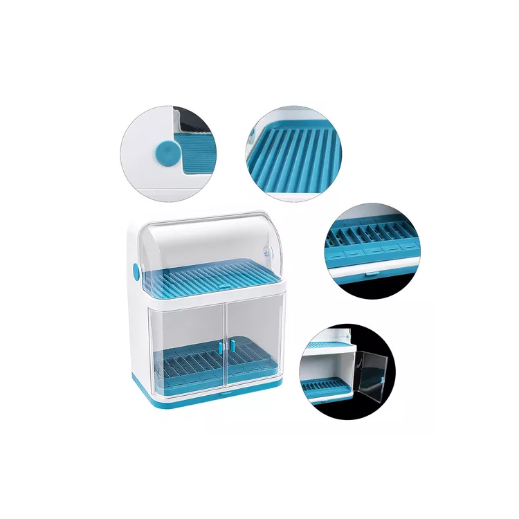 Estante escurridor de plástico 2 niveles