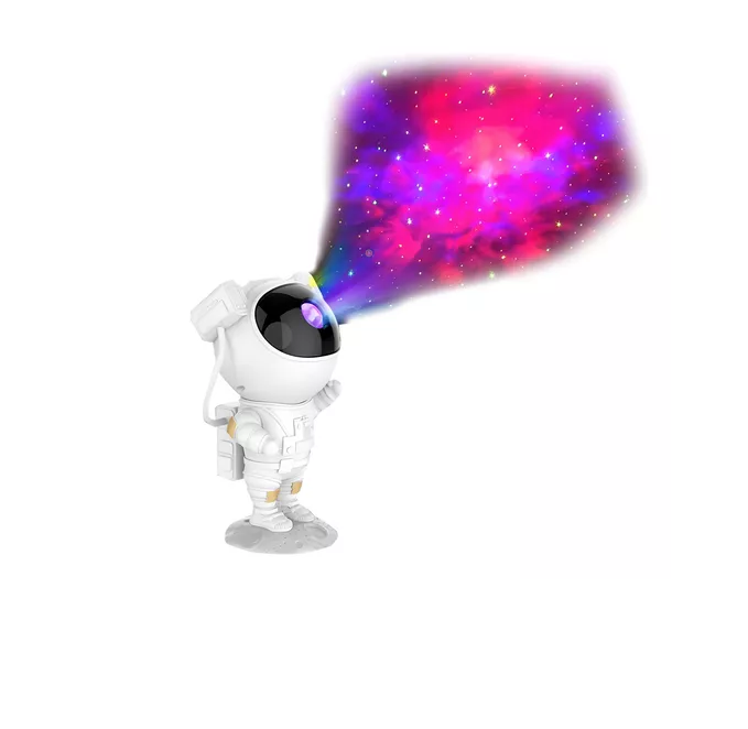 Veladora proyector astronauta