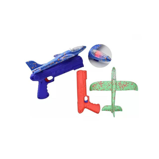 Pistola lanzador de avion de espuma