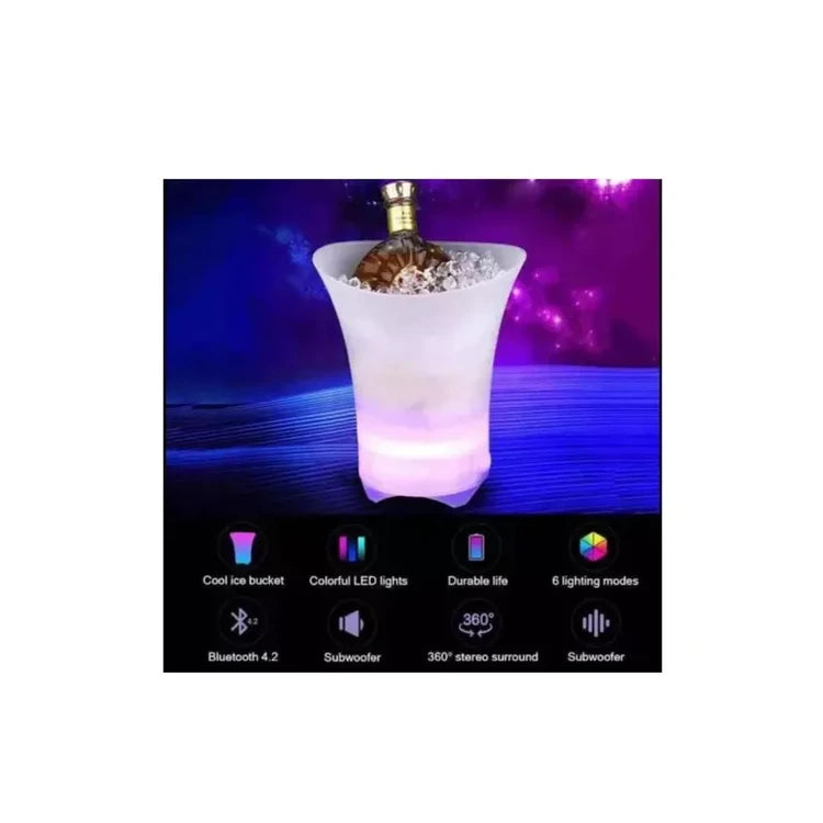 Hielera RGB con parlante