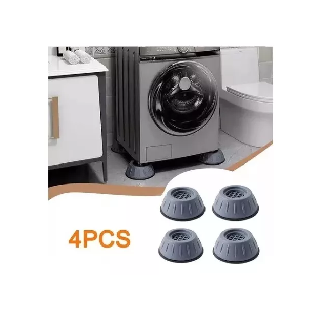 Bases de goma para lavadora antivibración 4 Unidades