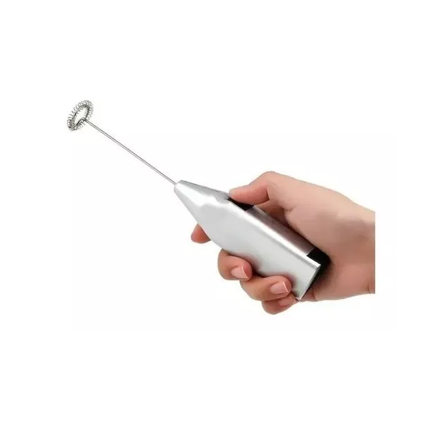 Batidor mini a mano para café, capuccino, leche, chocolatada