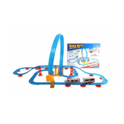 Pista Tren Bala Eléctrica Loop 79 Piezas 468 Cm